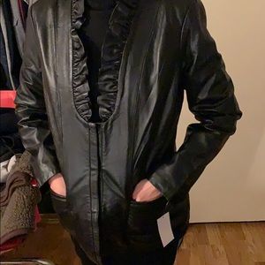 Neiman Marcus women’s leather jacket